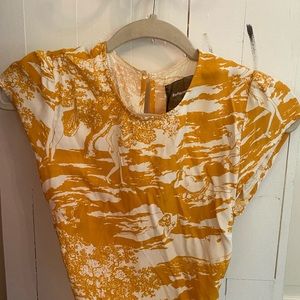 Reformation angel print dress